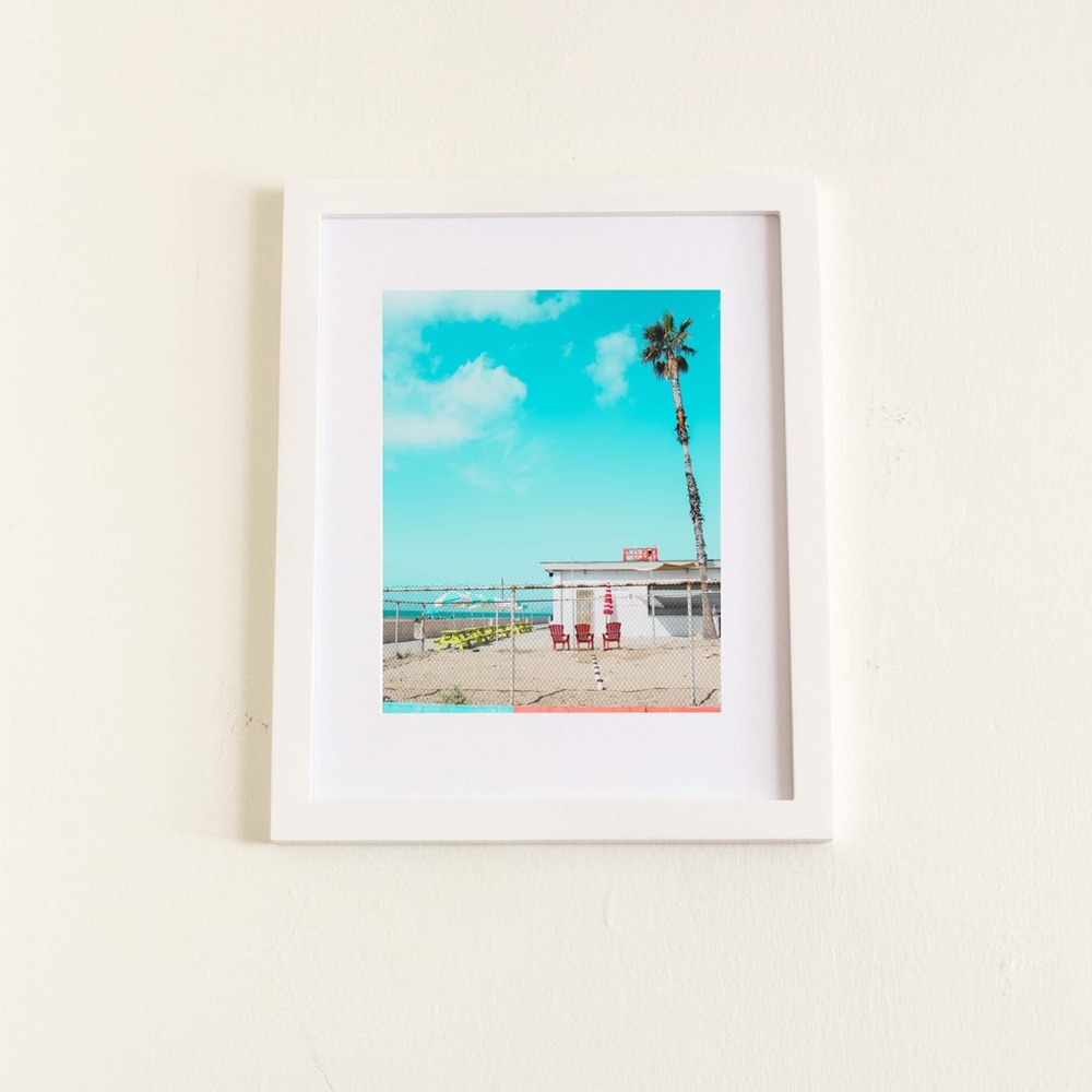 CLOSING SALE  8/1 “Malibu Blue” -11x14 Wall Print